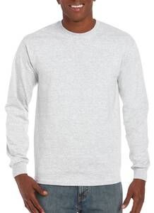Gildan GD014 - Ultra Cotton™ adult t-shirt met lange mouw Ash