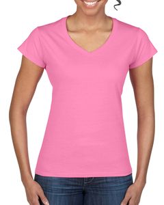 Gildan GD078 - Softstyle ™ dames v-hals t-shirt Azalea