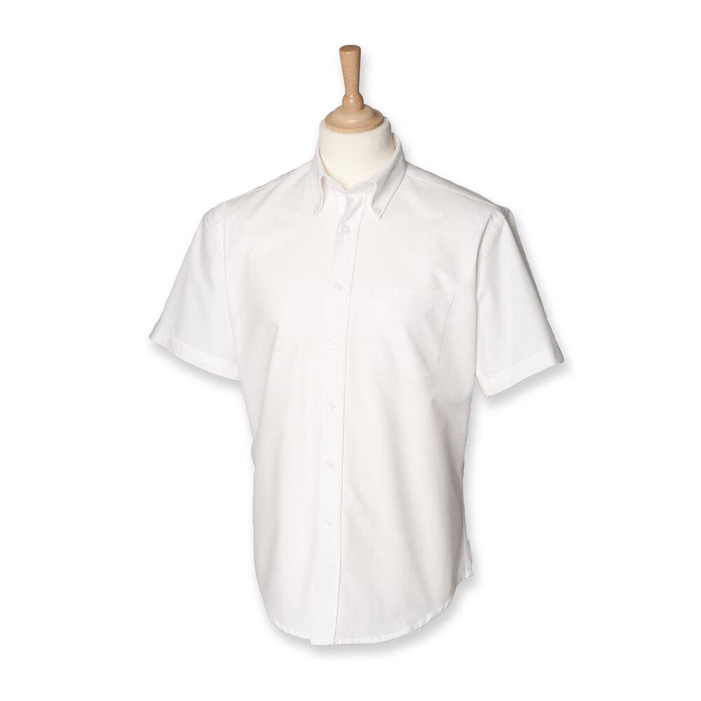 Henbury HB515 - Classic Oxford Overhemd met Korte Mouw