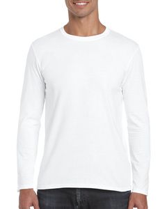 Gildan 64400 - Softstyle® T-shirt met Lange Mouwen White