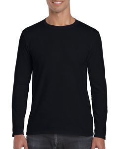 Gildan 64400 - Softstyle® T-shirt met Lange Mouwen Black