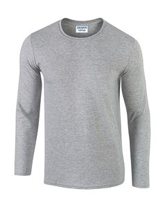 Gildan 64400 - Softstyle® T-shirt met Lange Mouwen Sport Grey (RS)