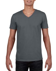 Gildan 64V00 - Softstyle® V-Hals T-Shirt Charcoal
