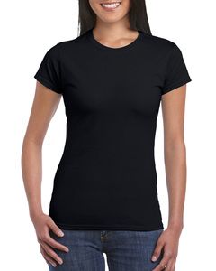Gildan 64000L - Getailleerd Ringgesponnen T-shirt Black