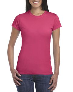 Gildan 64000L - Getailleerd Ringgesponnen T-shirt Heliconia