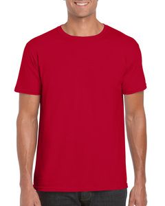 Gildan 64000 - Ringgesponnen T-shirt Cherry Red