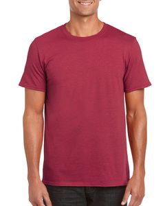 Gildan 64000 - Ringgesponnen T-shirt Antique Cherry Red