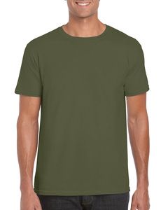 Gildan 64000 - Ringgesponnen T-shirt Military Green