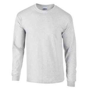 Gildan 2400 - Ultra T-Shirt met Lange Mouwen Ash Grey