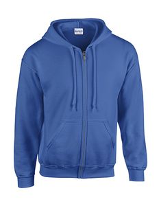 Gildan 18600 - Heavyweight Hoodie Sweatshirt met Volledige Rits Royal blue