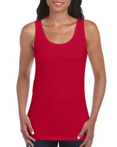 Gildan GI64200L - Softstyle Dames Tanktop Cherry Red