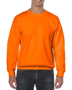 Gildan GI18000 - Heavy Blend Adult Sweatshirt Met Ronde Hals Safety Orange
