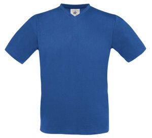 B&C BC163 - Exact V-Hals T-Shirt Royal Blue