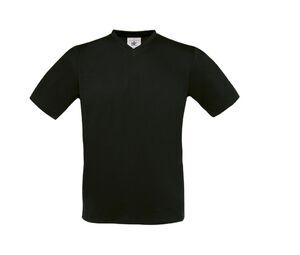 B&C BC163 - Exact V-Hals T-Shirt Black