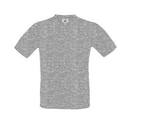 B&C BC163 - Exact V-Hals T-Shirt Sport Grey