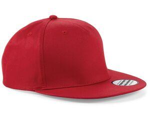 Beechfield BF610 - 5 Paneel Snapback Rapper Pet Classic Red