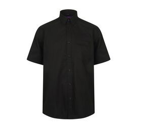 Henbury HY595 - Wicking antibacterieel shirt met korte mouwen Black