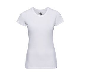 Russell JZ65F - Poly/Cotton Dames T-Shirt White