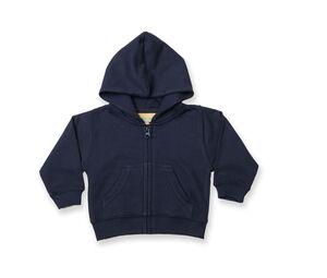 Larkwood LW005 - Hoodies Weatshirt Met Doorlopende Rits Navy