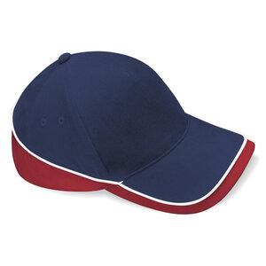Beechfield BF171 - Teamwear Competition Pet French Navy/Classic Red/White