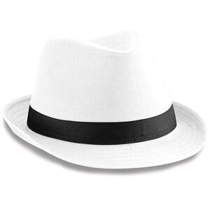 Beechfield BF630 - Fedora White/Black