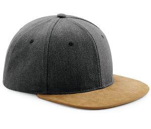 Beechfield BF668 - Suède Klep Snapback Vintage Black