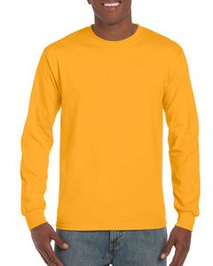 Gildan GN186 - Ultra Cotton Adult T-Shirt Lange Mouw Gold