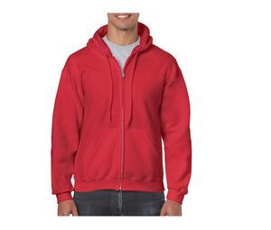 Gildan GN960 - Heavy Blend Adult Hoodie Sweatshirt Met Volledige Rits Red