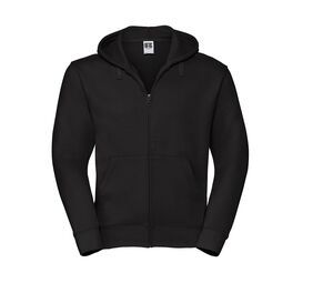 Russell JZ266 - Hoodie Sweatshirt Met Rits Black