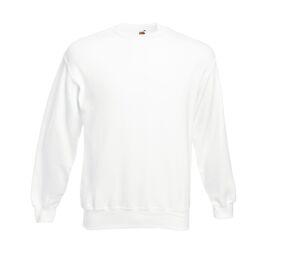 Fruit of the Loom SC250 - Set In Sweatshirt (62-202-0) White