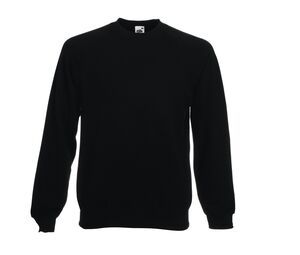 Fruit of the Loom SC260 - Raglan Sweatshirt (62-216-0) Black