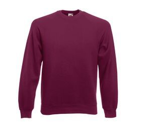 Fruit of the Loom SC260 - Raglan Sweatshirt (62-216-0) Burgundy