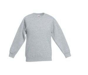 Fruit of the Loom SC351 - Set-In Sweater Heather Grey