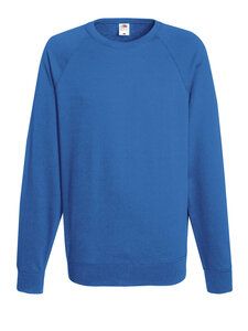 Fruit of the Loom SC360 - Lichtgewicht Raglan Sweatshirt Royal Blue