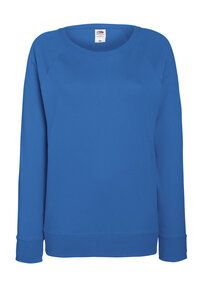 Fruit of the Loom SC361 - Lady-Fit Lichtgewicht Raglan Sweatshirt Royal Blue