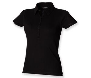 Skinnifit SK042 - Dames Stretch Polo-Shirt Black