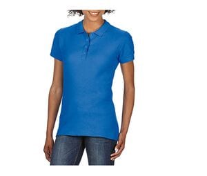 Gildan GN48L - Sofstyle Dubbele Pique Polo-Shirt Dames Royal blue