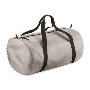 Bag Base BG150 - Packaway Barrel Tas Silver/Black
