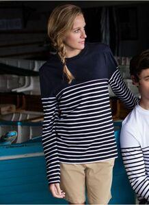 Front row FR134 - Breton gestreept T-Shirt met lange mouwen.