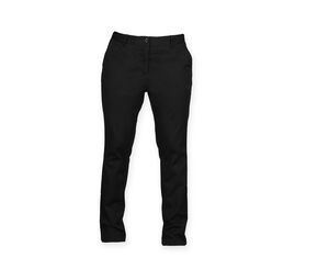 Front row FR622 - Dames Stretch Chino Broek Black