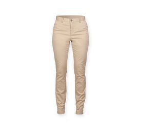Front row FR622 - Dames Stretch Chino Broek Stone