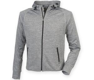 Tombo TL550 - Hardloop hoodie voor heren Grey Marl