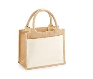 Westford mill WM425 - Katoenen pucket jute geschenkzak Natural