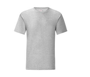 Fruit of the Loom SC150 - ICONIC T-shirt Heren Heather Grey