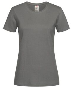 Stedman STE2620 - T-shirt met ronde hals voor vrouwen Classic-T Organic  Real Grey