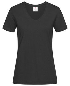 Stedman STE2700 - V-hals T-shirt voor vrouwen Black Opal