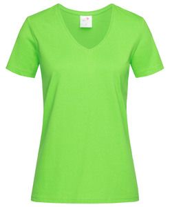 Stedman STE2700 - V-hals T-shirt voor vrouwen Kiwi Green