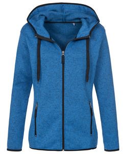 Stedman STE5950 - Fleece jas voor vrouwen Knit Active Blue Melange