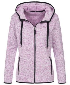 Stedman STE5950 - Fleece jas voor vrouwen Knit Active Purple Melange