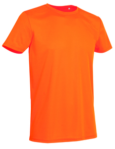 Stedman STE8000 - T-shirt met ronde hals voor mannen ACTIVE SPORTS-T Cyber Orange